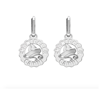 Einzelner Ohrring Chantecler Dame Et Voilà in Silber 42445 - 42445